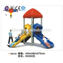 B0102kindergarten furniture Hotsale Children simple Outdoor Plastic Playground Set kid slide plastic playground
